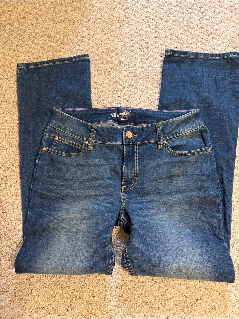 Wrangler Women's Dark Blue Boot Cut Jeans